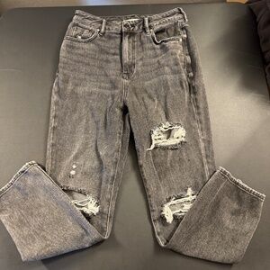PACSUN DISTRESSED MOM JEAN